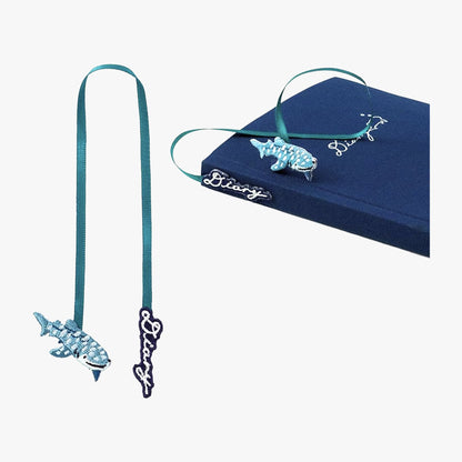 1 Year Diary with Whale Shark Embroidery Bookmark - Midori MD