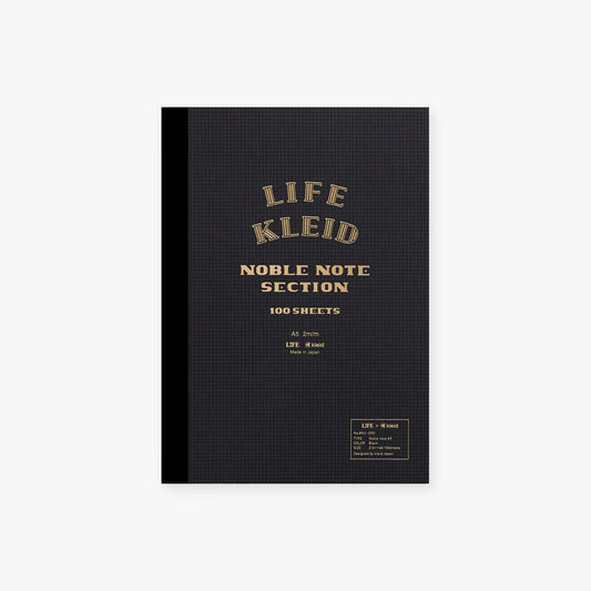 Noble Notebook A5 Black - Kleid x Life