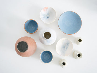 Color Glazed Tea Cup 01 - AKAI CERAMIC STUDIO