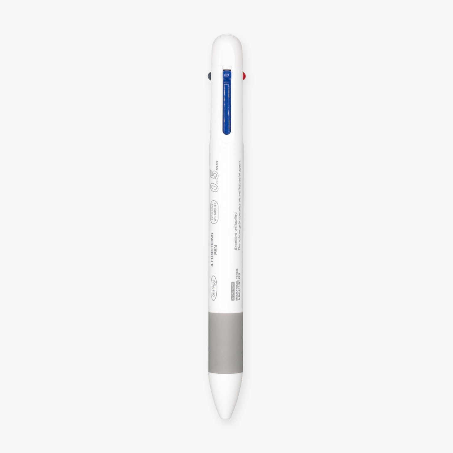 4 Functions Multi Pen Editor's Series White - Stalogy