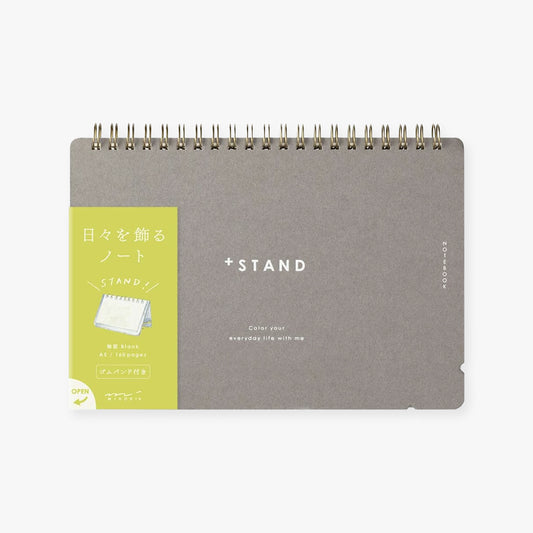 +Stand Notebook  A5 Blank - Midori