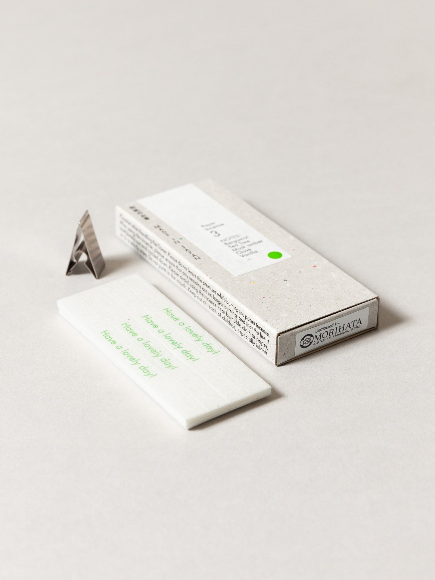 Washi Paper Incense Strips 03 Deep Citrus - Kunjudo